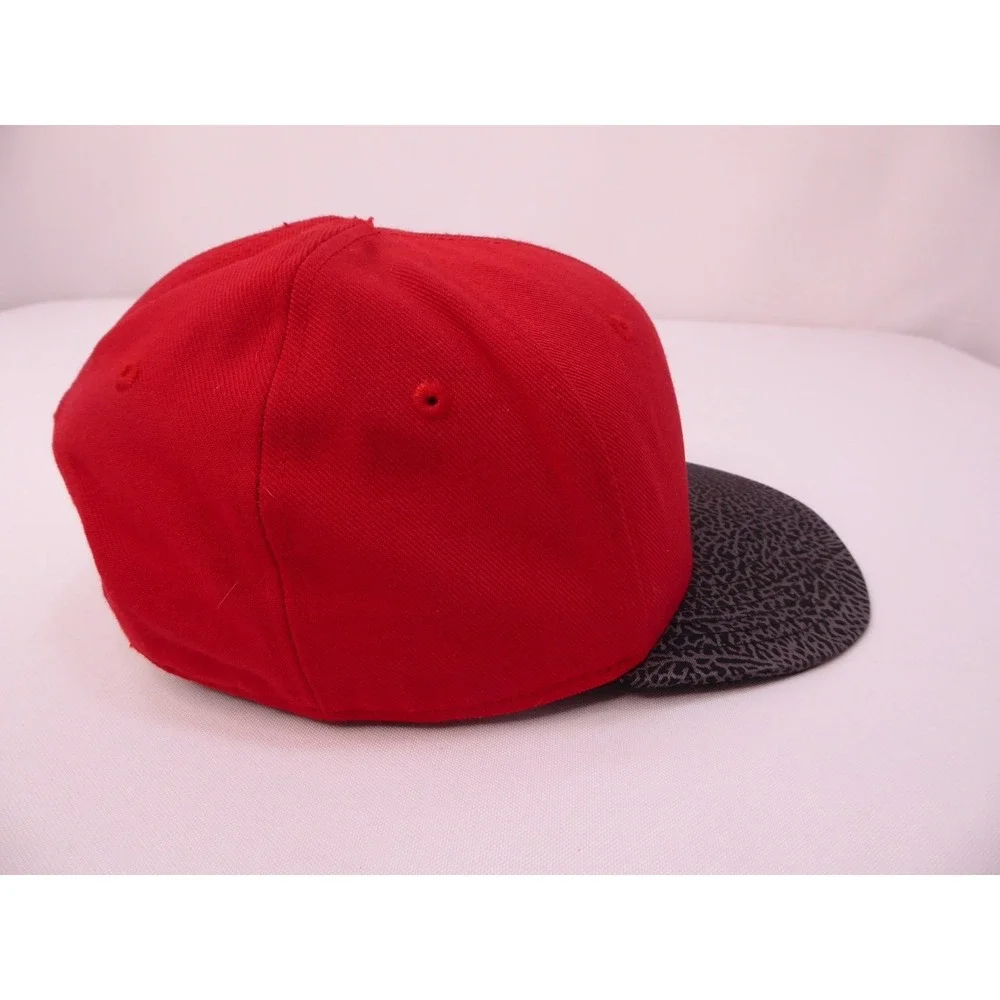 Jordan Jumpman Red Black Grey Kid's Snapback Baseball Hat Cap